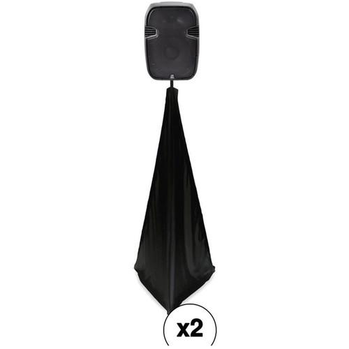 Pyle Pro PSCRIM2B Kit with 2 Double-Sided Scrims for Tripod Stands