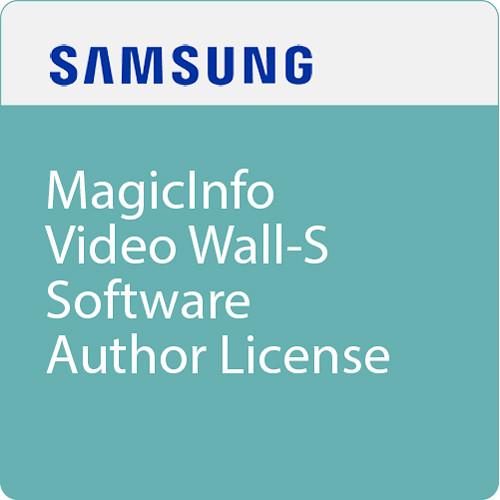 Samsung BW-MIV20AS MagicInfo Video Wall-S Software Author License, Samsung, BW-MIV20AS, MagicInfo, Video, Wall-S, Software, Author, License