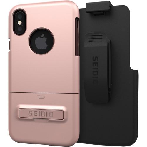 Seidio SURFACE Case with Kickstand and Holster for iPhone X Xs