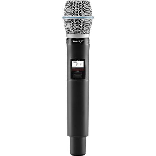 Shure QLXD2 Beta87A VHF Handheld Wireless Transmitter