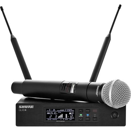 Shure QLXD24 SM58 VHF Handheld Wireless Microphone System