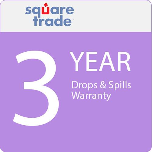 SquareTrade 3 Year Drops & Spills Warranty for Tablets Valued $2500-2999.99