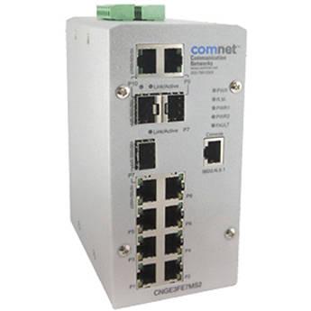 COMNET Managed Ethernet Switch with Seven 10 100TX & Three 10 100 1000TX 100 1000FX Ports
