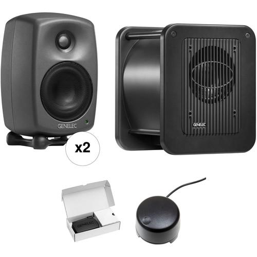 Genelec 8320.LSE Tri SAM - Two 8320APMs, One 7350A Subwoofer, and GLM 2.0 Kit