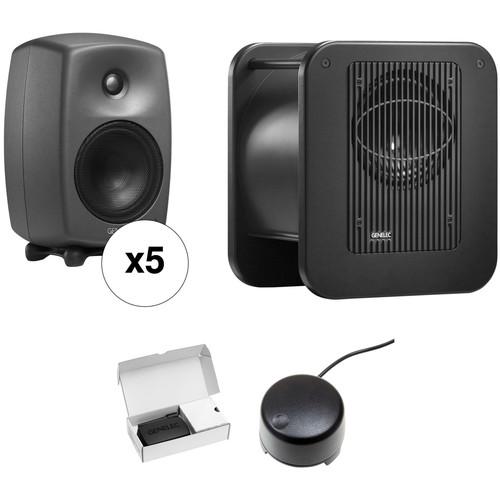 Genelec 8330.LSE Surround SAM Kit - Five 8330APMs, One 7360A Subwoofer & GLM V2.0 Kit with Volume Control