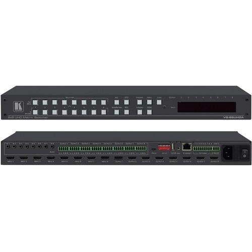 Kramer 8x8 4K60 4:2:0 HDMI Matrix Switcher with Audio Embedding De-embedding