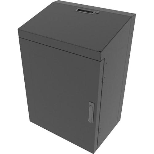 Middle Atlantic Pre-Configured 8 RU Low-Profile Wall Rack with 30" Usable Depth & Solid Top