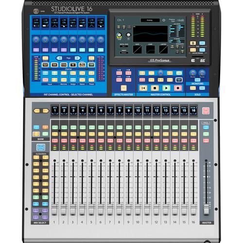 PreSonus StudioLive 16 Series III Digital Mixer 16-Channel Digital Console Recorder