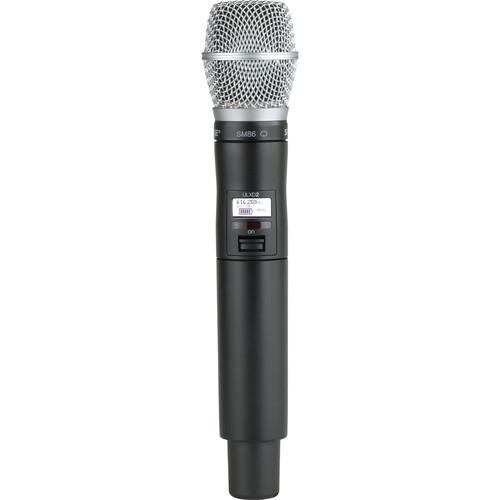 Shure ULXD2 Handheld Transmitter with SM86 Microphone Capsule