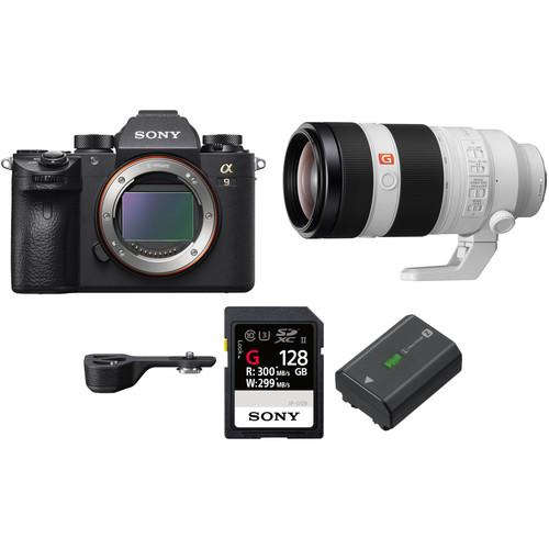 Sony Alpha a9 Mirrorless Digital Camera with 100-400mm Lens and Grip Extension Kit