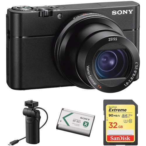 Sony Cyber-Shot RX100 VA Digital Camera with Grip Kit