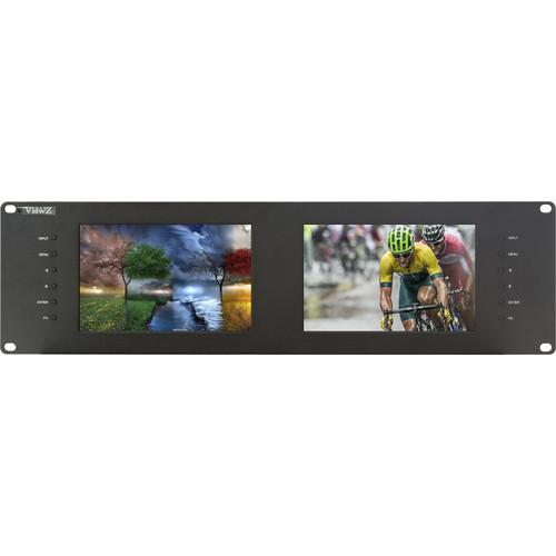 ViewZ VZ-070RM-E Dual 7" 3G-SDI Rackmount Monitor