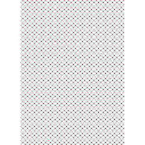 Westcott Hearts Art Canvas Backdrop with Grommets