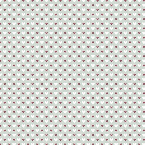 Westcott Hearts Art Canvas Backdrop with Hook-and-Loop Attachment