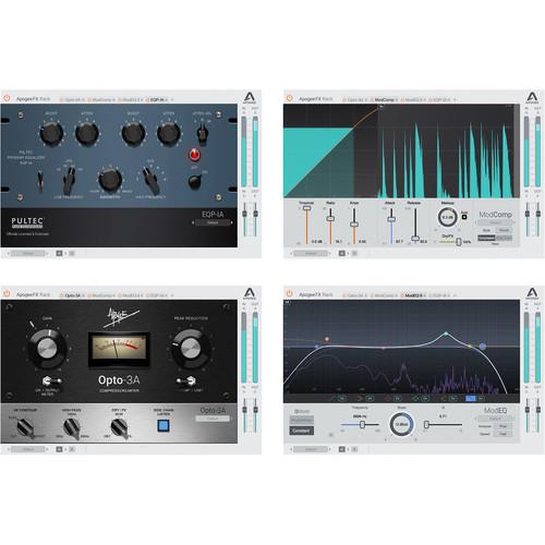 Apogee Electronics FX Rack Bundle - Dynamics and Equalizer Plug-Ins