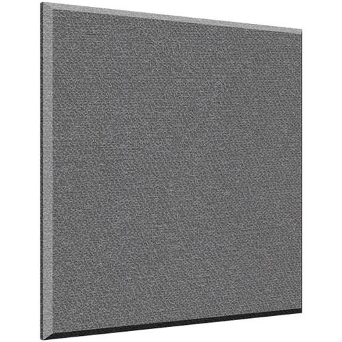 Auralex 1" X 24" X 24" Panel, Beveled Edge, Slate Fabric, AFN 2 Impaling Clips - Tier 3