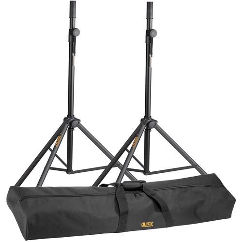 Auray Speaker Stand Kit with Carrying Bag