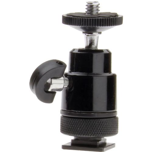 Cavision Mini Ball Head with 1 4" Screw and Bottom Cold Shoe Mount
