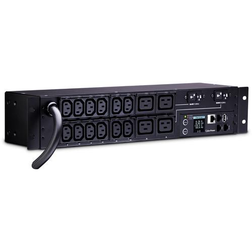 CyberPower Monitored PDU 30A 240V IEC-C13 IEC-C19 Outlets L6-30P 12