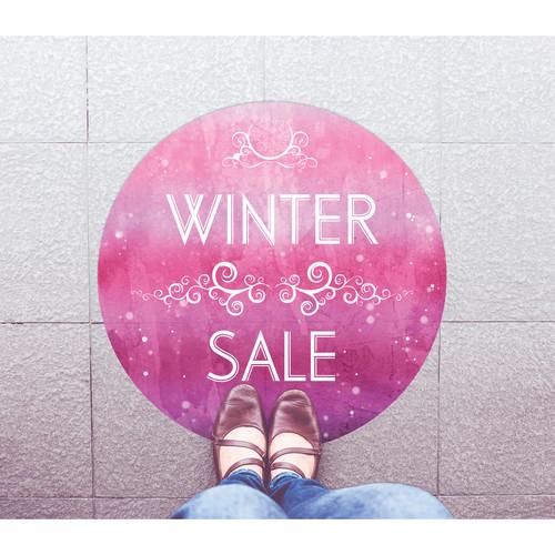 Drytac FloorTac 3.2 mil Printable Matte Polymeric PVC Film with Removable Adhesive