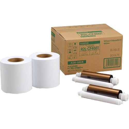 FUJIFILM R2L-CF460T Thermal 5 x 7" Photo Paper and Ribbon Set for ASK-300