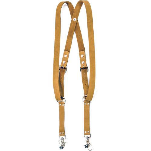 Funk Plus Suede Leather Snap Back Harness with 1.25" Wide Straps