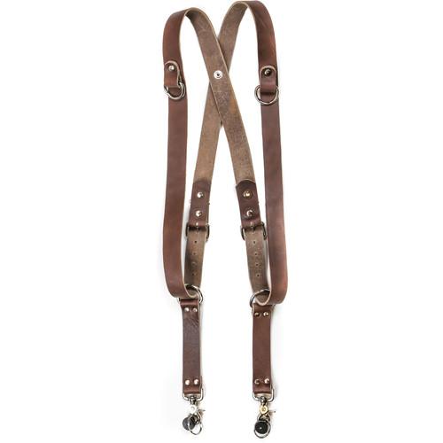 Funk Plus Water Buffalo Leather Snap Back Harness with 1.25" Wide Straps and D-Rings