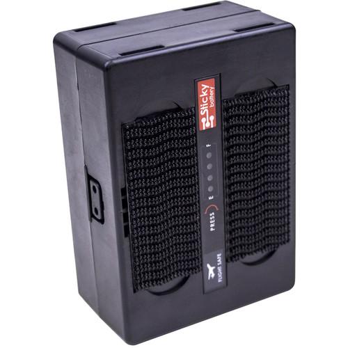 Hawk-Woods 2x ST-75 Sticky Batteries with 2-Ch Charger, Holder & CLB-MOV Adapter