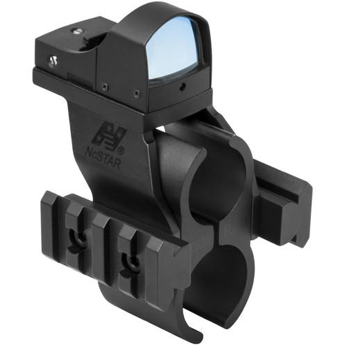 NcSTAR Barrel & Magazine Rail Mount and Green Micro-Dot Sight Combo for Remington 870