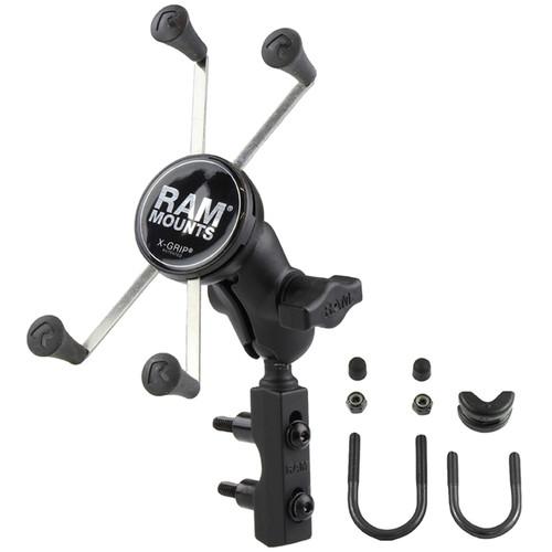 RAM MOUNTS Large X-Grip with Motorcycle Mount for Mobile Devices