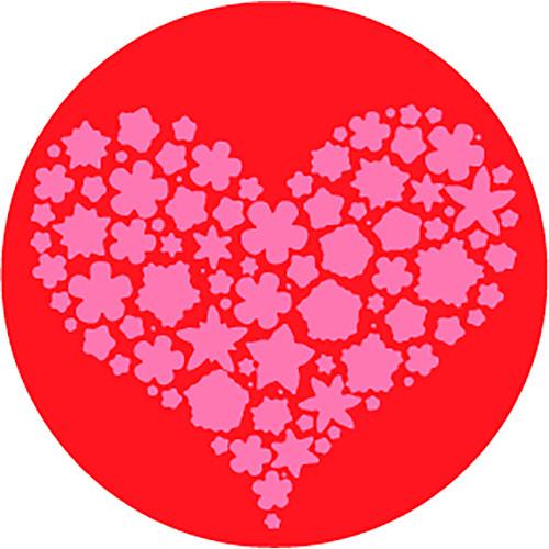 Rosco Filled Heart 2-Color Wedding Glass Gobo