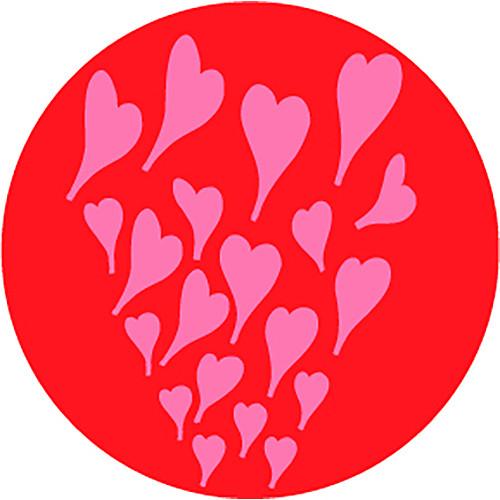Rosco Rising Hearts 2-Color Wedding Glass Gobo