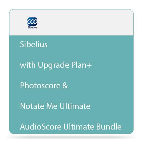 Sibelius Ultimate Bundle with Upgrade Plan, Photoscore & Notate Me Ultimate, and AudioScore Ultimate