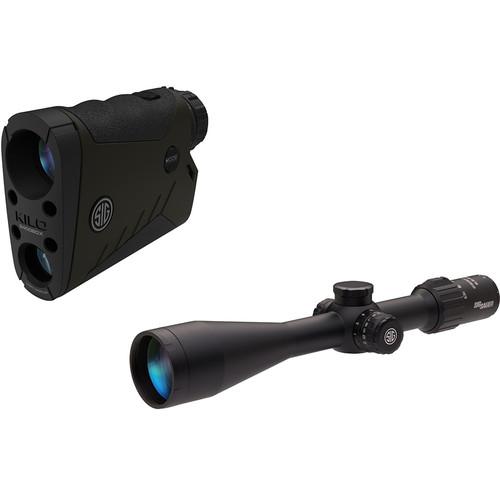 SIG SAUER KILO2400BDX 7x25 Rangefinder & 6.5-20x52 SIERRA3BDX Riflescope Combo Kit