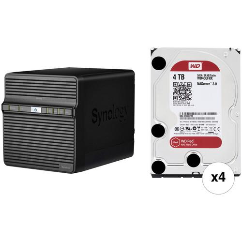 Synology DiskStation 16TB DS418j NAS Enclosure Kit with WD NAS Drives