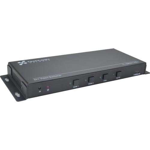 TechLogix Networx 3x1 HDMI & VGA Collaboration Video Switcher