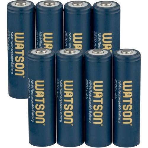 Watson AA NiMH Rechargeable Batteries
