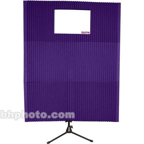 Auralex MAX-Wall 211 - Two 20" x 48" x 4 3 8" Mobile Acoustic Panels, One 20" x 48" x 4 3 8" Mobile Acoustic Panel with Window Cut-Out, One MAX-Stand and One MAX-Clamp