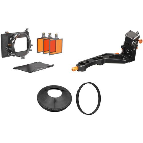Bright Tangerine Viv Matte Box Kit 2 with Swing-Away Rod Clamp and Black Hole Donut