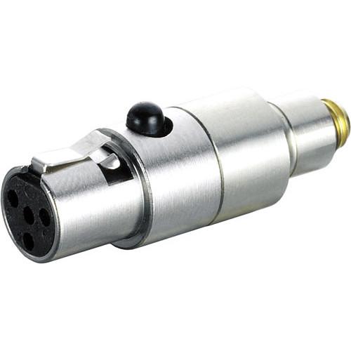 DPA Microphones DAD3052 - MicroDot to TA3-Female Adapter for using DPA Low DC Microphones with the AKG PT40 Bodypack Transmitter