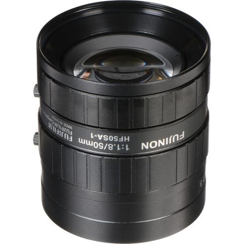 Fujinon HF50SA-1 2 3" C-Mount 50mm f 1.8 Manual Iris Lens for 5 Megapixel Camera