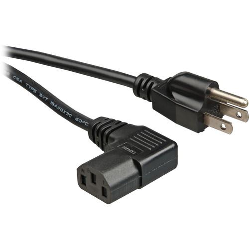 Hosa Technology PWC-282 Grounded Edison AC to Right-Angle IEC C13- 8