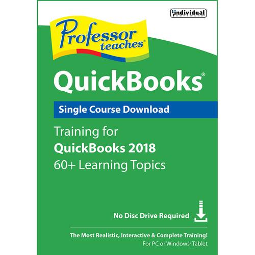 Individual Software Professor Teaches QuickBooks 2018