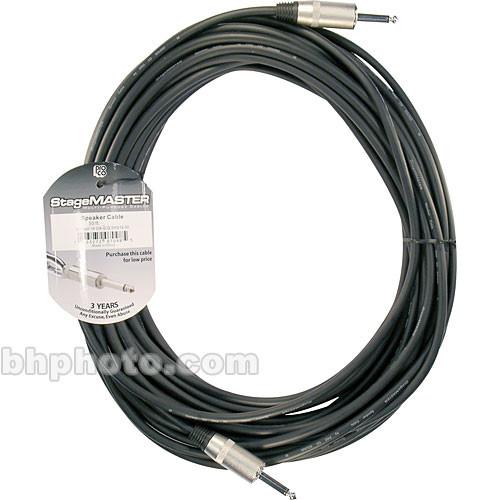 Pro Co Sound StageMaster Z-Force 1 4" Male Phone to 1 4" Male Phone Speaker Cable - 50