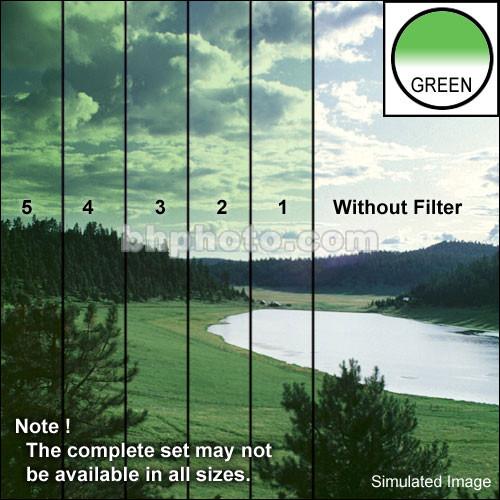 Tiffen 4 x 5" 3 Green Hard-Edge Graduated Filter
