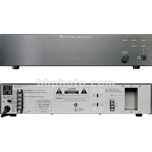Toa Electronics P-906MK2 60 Watt Single-Channel Modular Power Amplifier