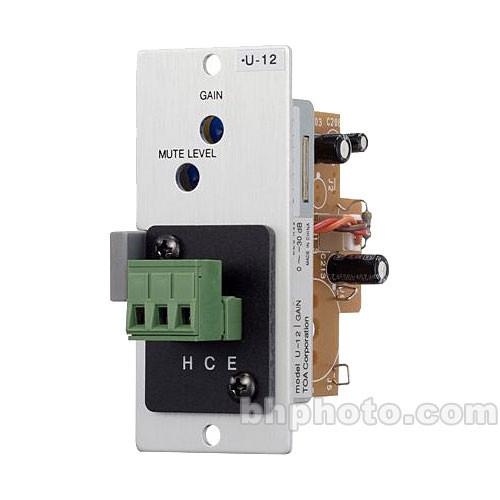 Toa Electronics U-12S - Unbalanced Line Level Input Module with Variable Mute-Receive