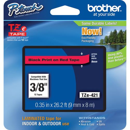 Brother TZe421 Laminated Tape for P-Touch Labelers
