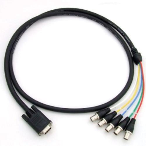 Canare 5VDS02-J1.5C DsubHD15 VGA to BCJ-RUC1-RE Cable, Canare, 5VDS02-J1.5C, DsubHD15, VGA, to, BCJ-RUC1-RE, Cable