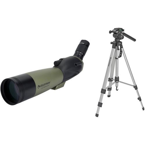Celestron Ultima 80 20-60x80mm Spotting Scope with Tripod Kit